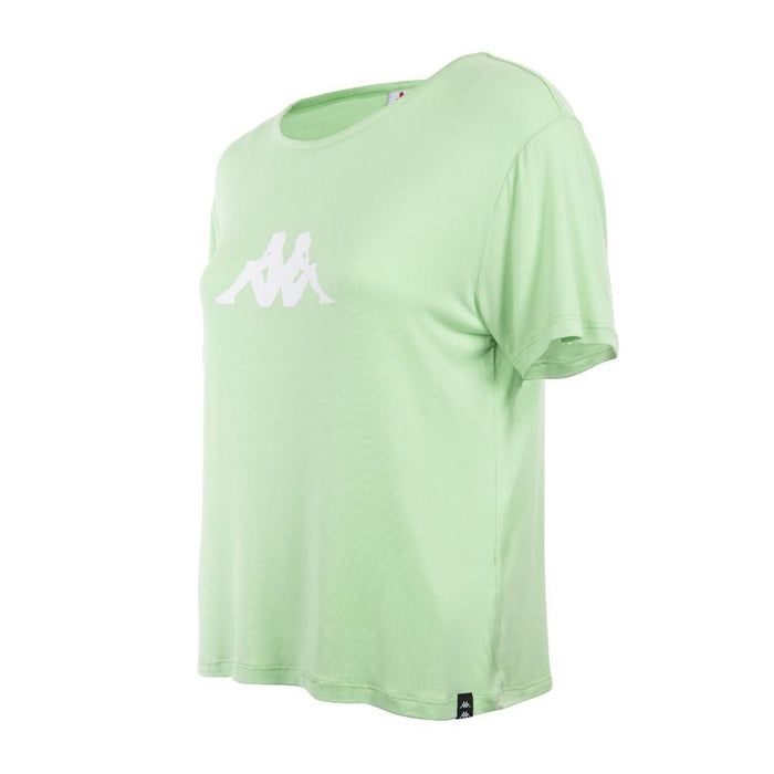 Polera Menta Logo Blanco