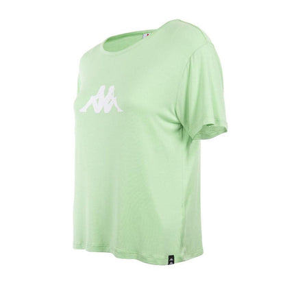 Polera Menta Logo Blanco
