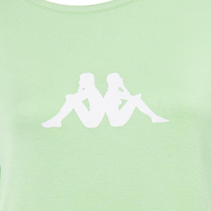 Polera Menta Logo Blanco