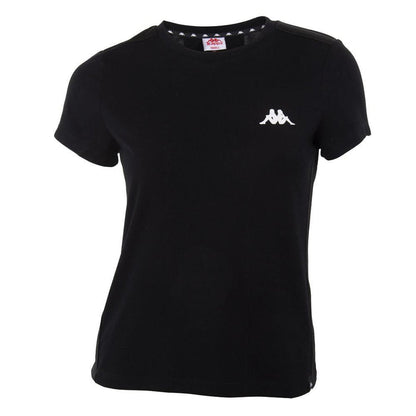 Polera Negra Franja Negra Back