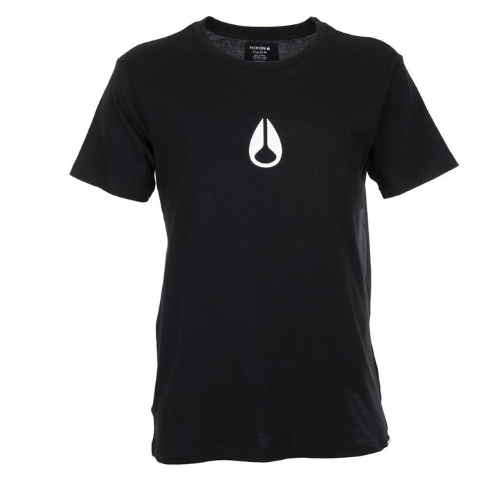 Polera Negra Icono Blanco Nixon