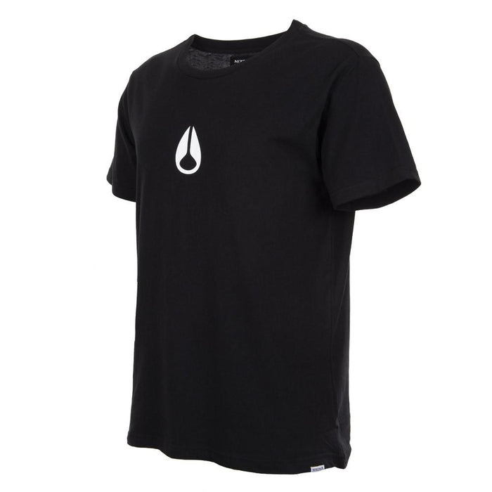 Polera Negra Icono Blanco Nixon