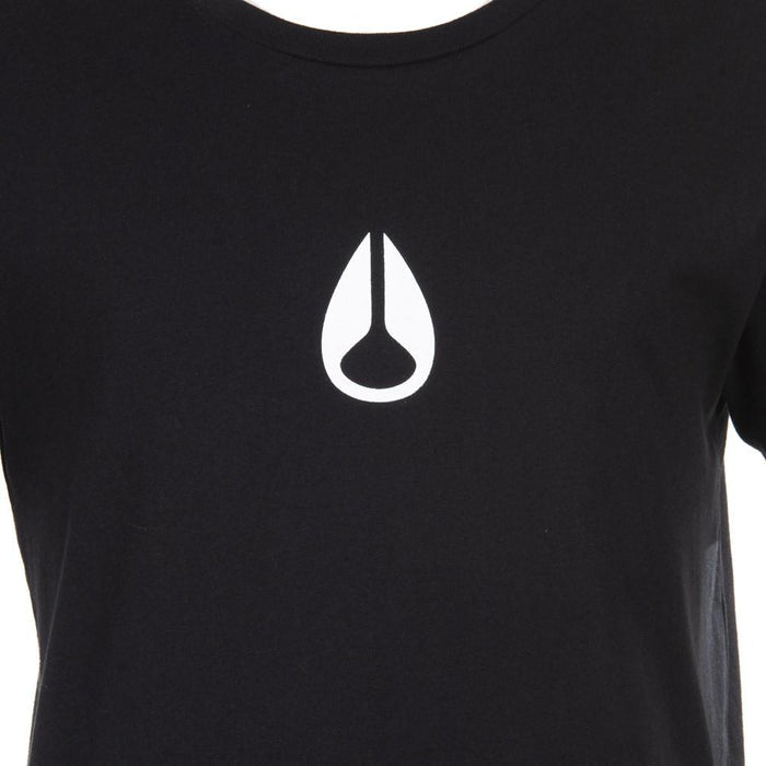 Polera Negra Icono Blanco Nixon