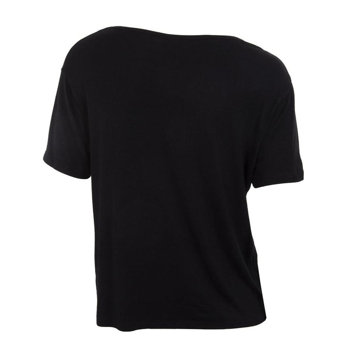 Polera Negra Logo Dorado
