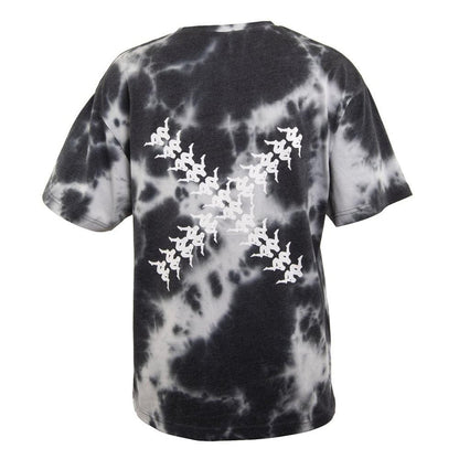 Polera Oversize Men 2204 Tiedye Black
