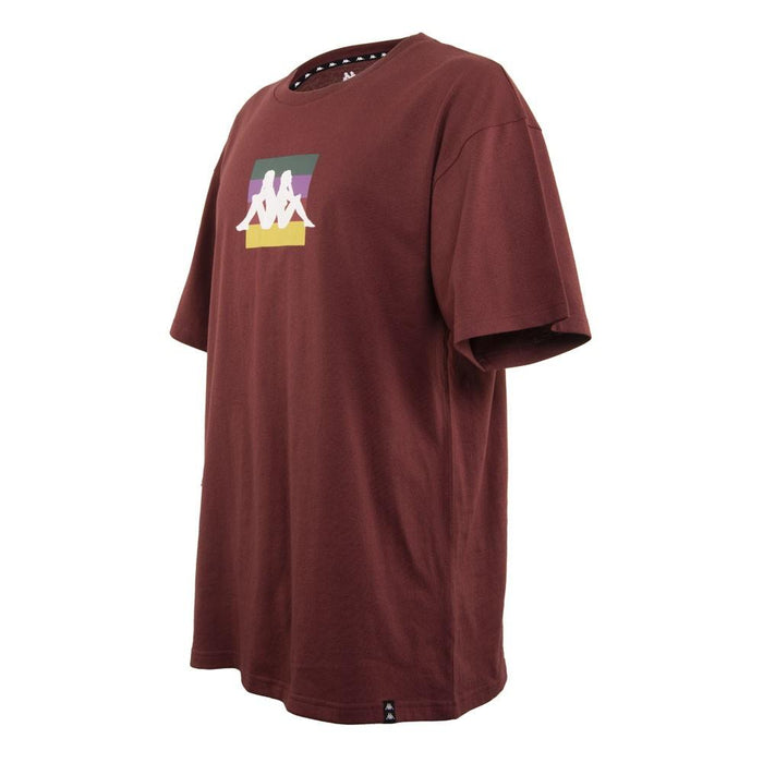 Polera Regular Men 2203 Multilogo Burdeo