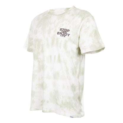 Polera Verde tyedie Stop Time Enjoy Life Nixon