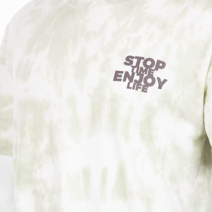 Polera Verde tyedie Stop Time Enjoy Life Nixon