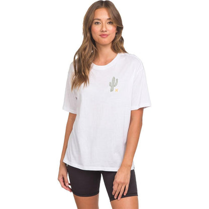Polera Zona Boyfriend Tee Bright White Hurley