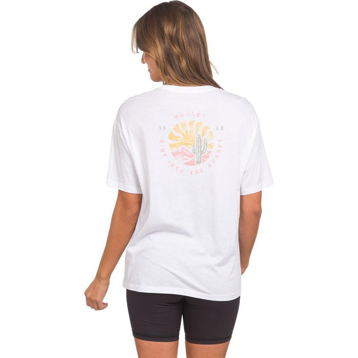 Polera Zona Boyfriend Tee Bright White Hurley