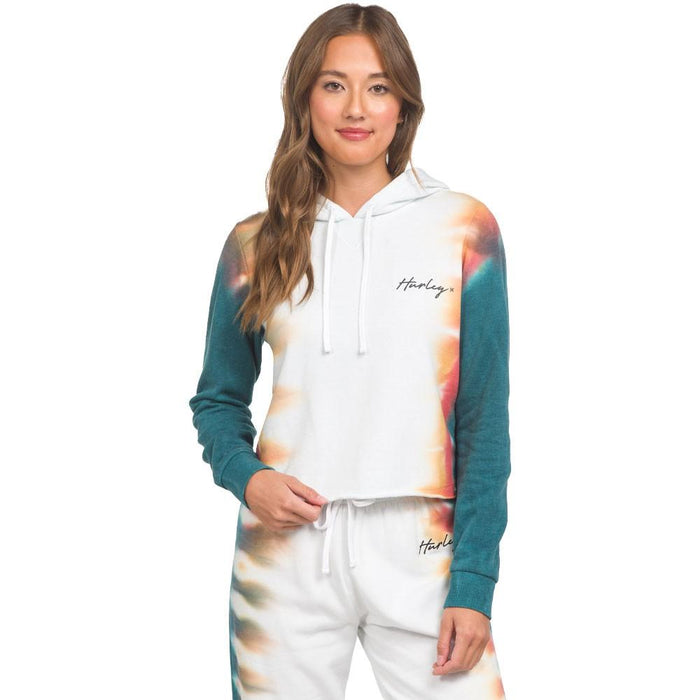 Poleron Crop Scripty Tiedye Cutok Sidtied Hurley
