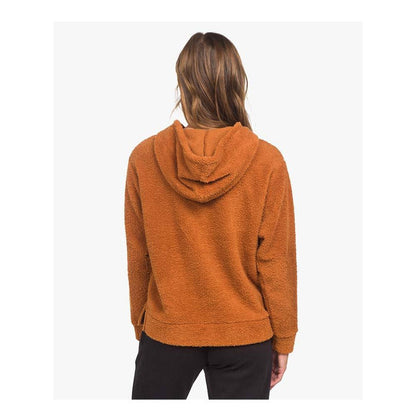 Poleron Teddy Sherpa Pullover Glazging Brown Hurley