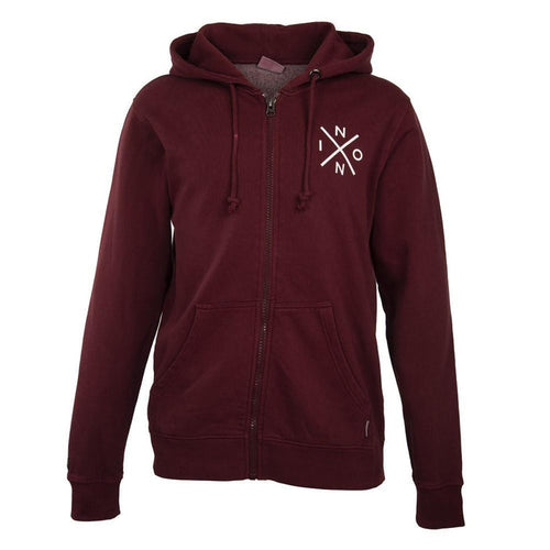 Poleron Zipper Burgundy Nixon