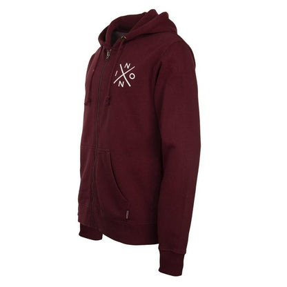 Poleron Zipper Burgundy Nixon
