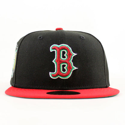 Portugal Boston Red Sox 1999 All Star Game New Era 59Fifty Fitted Hat (Black Scarlet Red Green Under Brim)