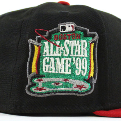 Portugal Boston Red Sox 1999 All Star Game New Era 59Fifty Fitted Hat (Black Scarlet Red Green Under Brim)