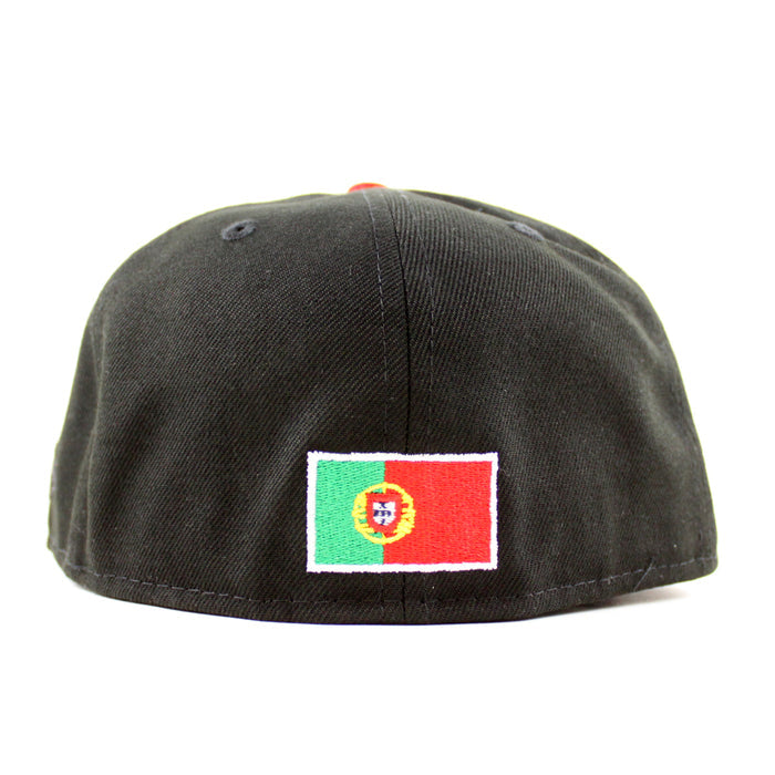 Portugal Boston Red Sox 1999 All Star Game New Era 59Fifty Fitted Hat (Black Scarlet Red Green Under Brim)