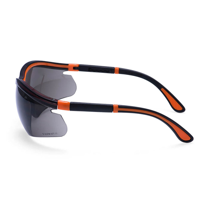 Portwest Neon Safety Glasses Wrap Around Spectacle (pack of 12 pairs) - PS34