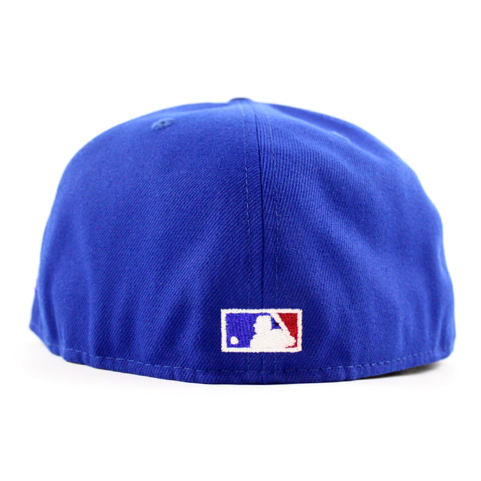 🚨PRE-ORDER🚨 Los Angeles Upside Down Dodgers 60th Anniversary New Era 59Fifty Fitted Hat (Royal Blue Green Under Brim)