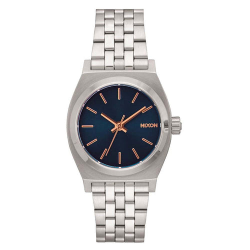 Reloj Medium Time Teller Navy Rose Gold Nixon