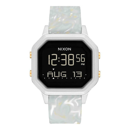 Reloj Siren SS Silver Gray Marble Nixon