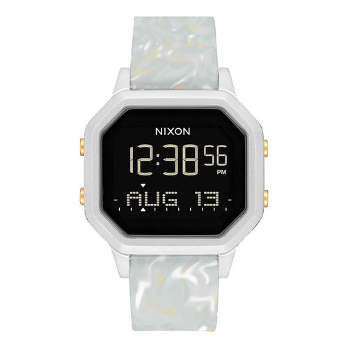 Reloj Siren SS Silver Gray Marble Nixon