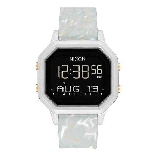 Reloj Siren SS Silver Gray Marble Nixon
