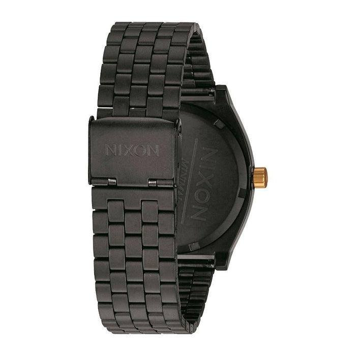 Reloj Time Teller Matte All Black Gold Nixon