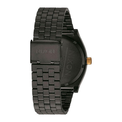 Reloj Time Teller Matte All Black Gold Nixon