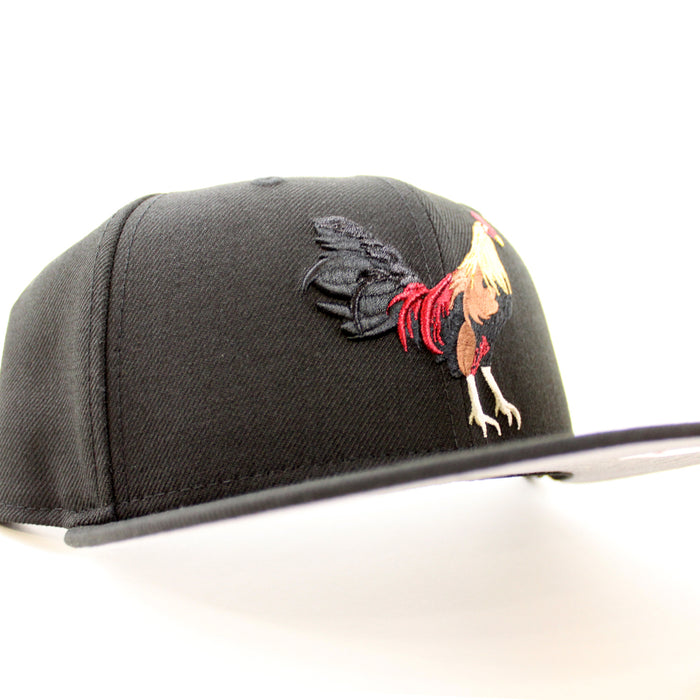 ROOSTER New Era 59Fifty Fitted Hat (Black Gray Under Brim)