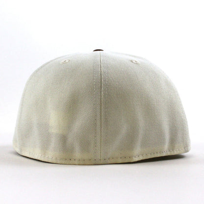 ROOSTER New Era 59Fifty Fitted Hat (Chrome White Maroon Green Under Brim)