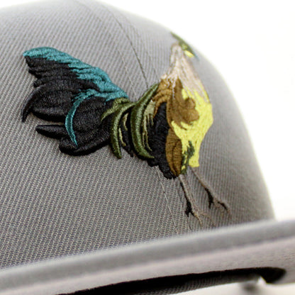 ROOSTER New Era 59Fifty Fitted Hat (Dark Gray Gray Under Brim)