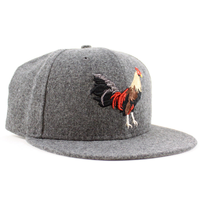 ROOSTER New Era 59Fifty Fitted Hat (Flannel Gray Under Brim)