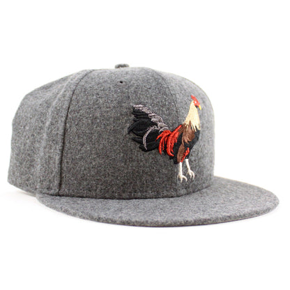 ROOSTER New Era 59Fifty Fitted Hat (Flannel Gray Under Brim)