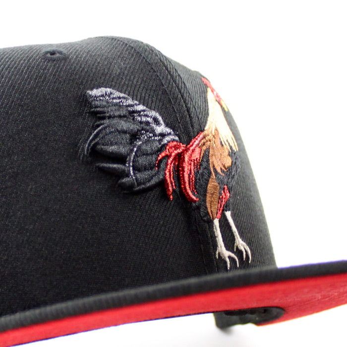 ROOSTER Philippines flag New Era 9Fifty Snapback Cap (Black Red Under Brim)