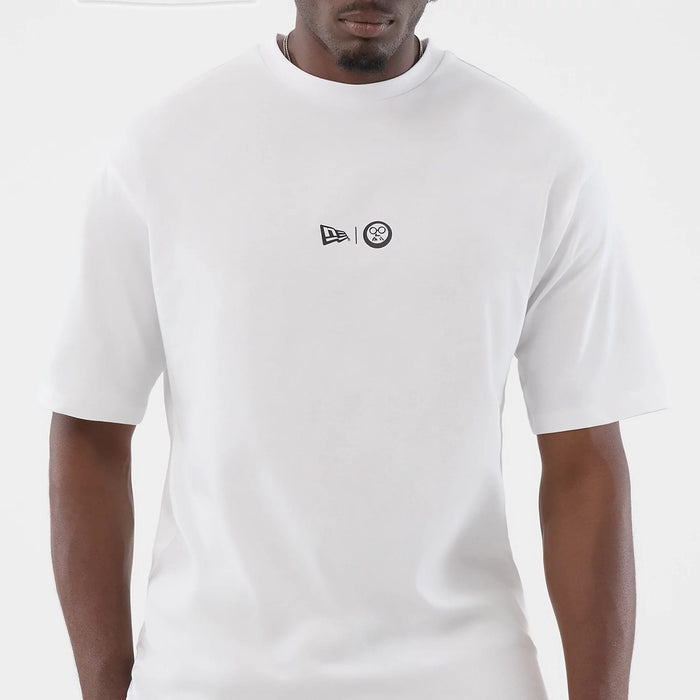 The Male model is wearing Sakamoto Days Icon Netflix White T-Shirt 3