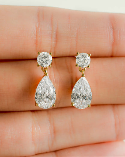 Camille Pear Drop Earrings