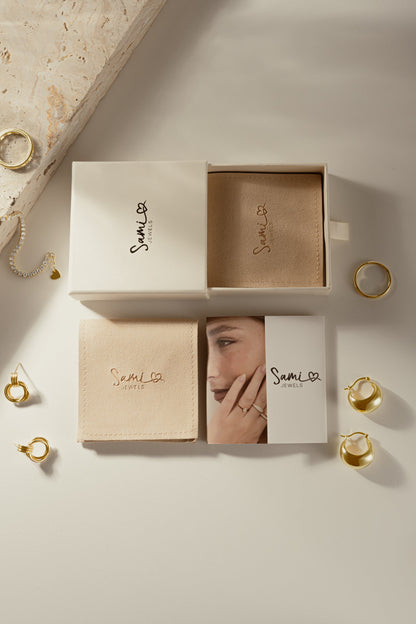 Camille Ruby Pear Drop Earrings