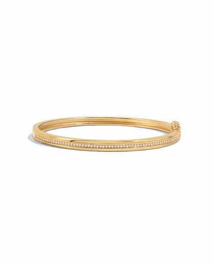 Striped Pavé Diamond Bangle