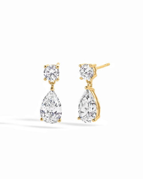 Camille Pear Drop Earrings