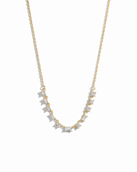 Baguette Line Necklace