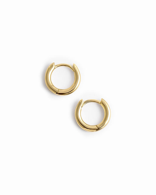 Simple Huggie Hoops
