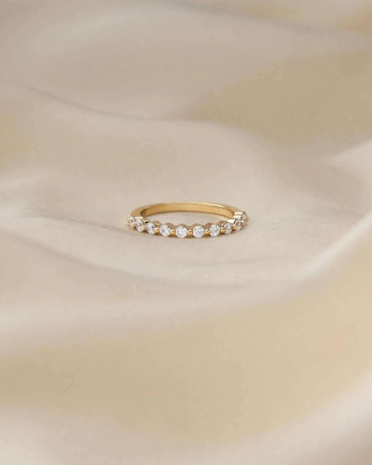 2mm CZ Stacking Ring