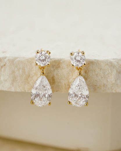 Camille Pear Drop Earrings