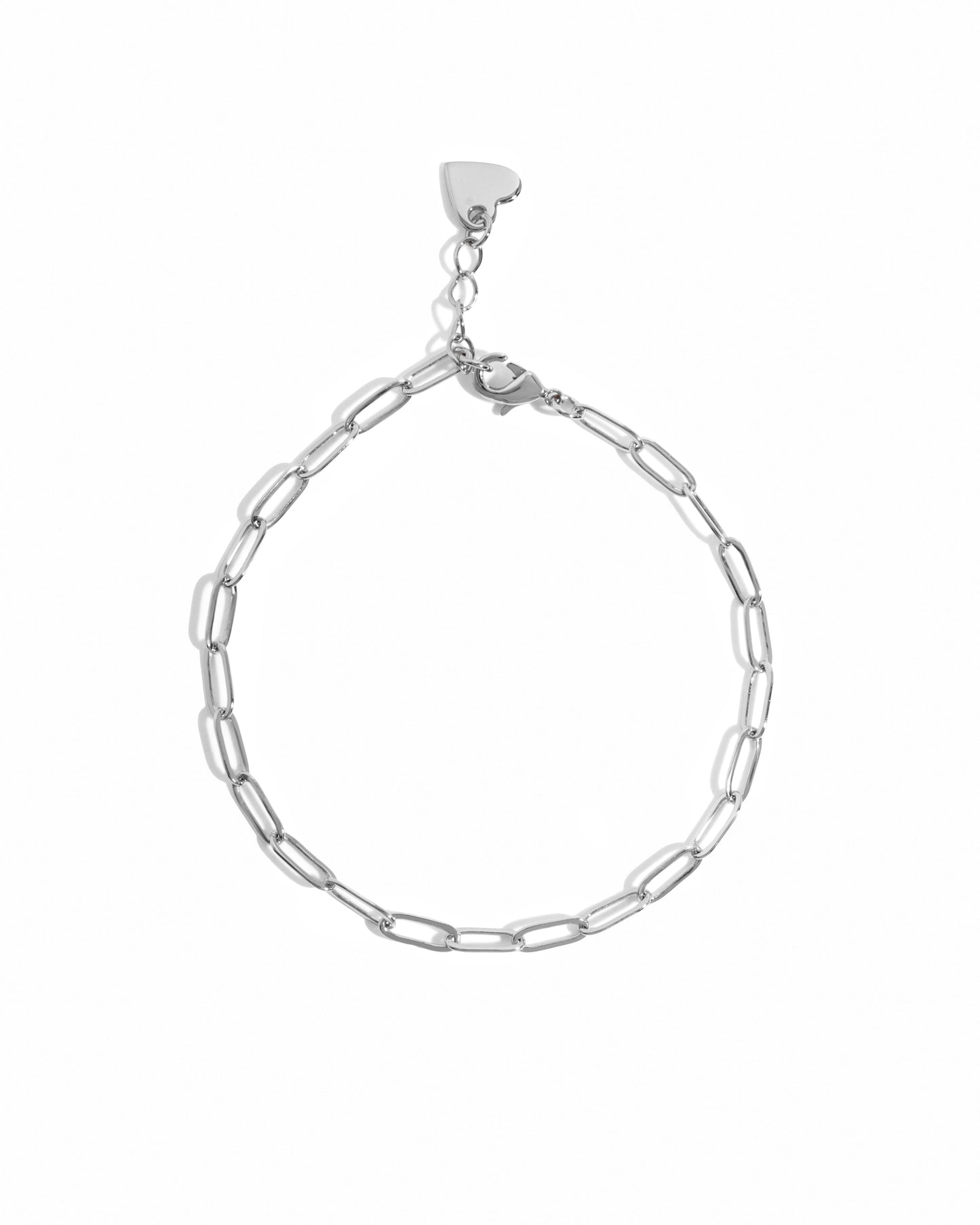 Small Paperclip Anklet