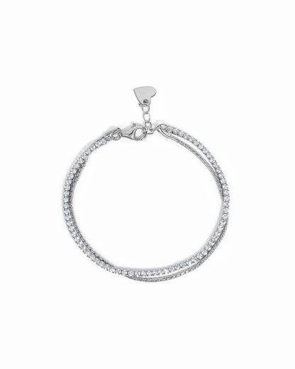 Tennis & Chain Bracelet Set