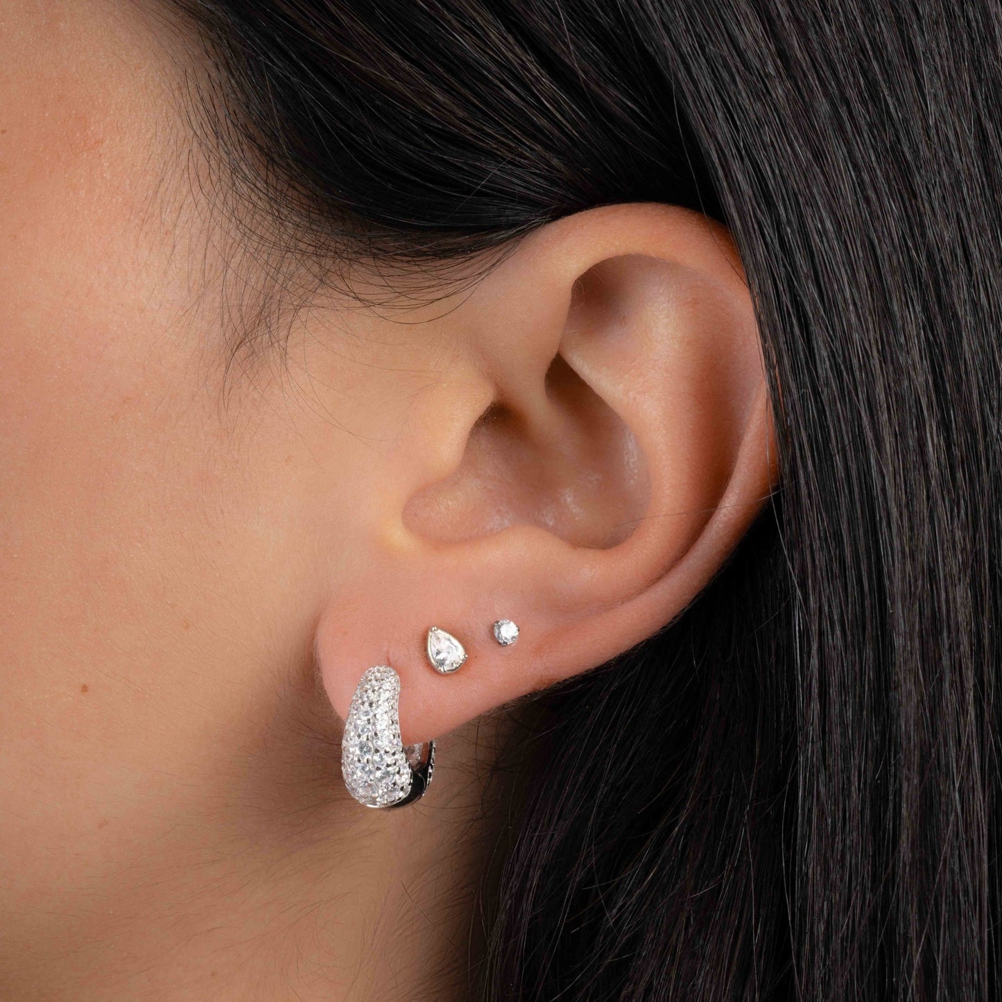 Basket Pave Hoops