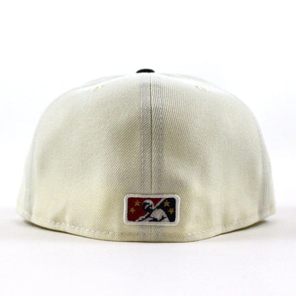 SAN BERNARDINO SPIRIT HOMETOWN COLLECTION New Era 59Fifty Fitted Hat (Chrome White AQUA GREEN Under Brim)