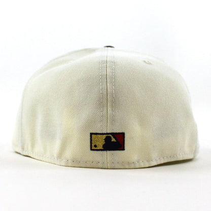 San Diego Padres 40th Anniversary New Era 59Fifty Fitted Hat (Chrome Night Shift Navy Scarlet Under Brim)