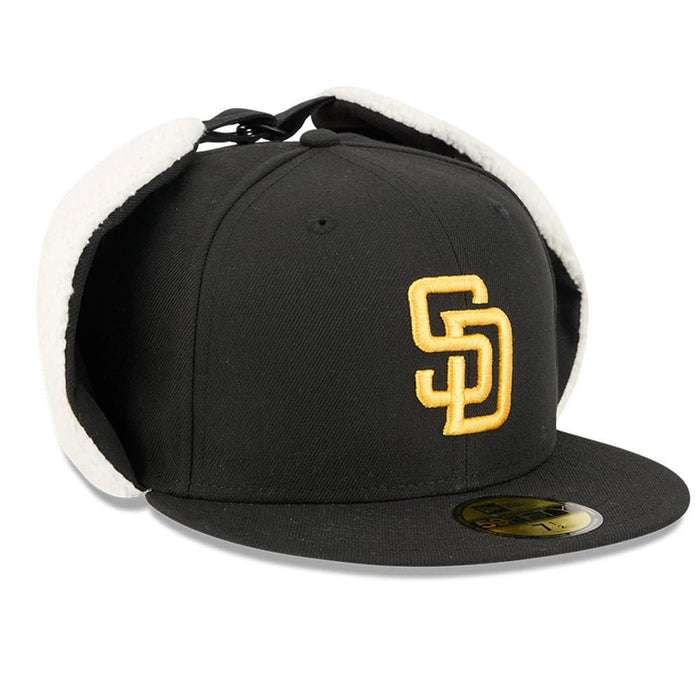 This is a San Diego Padres MLB Classic Black Dogear 59FIFTY Fitted Cap 4